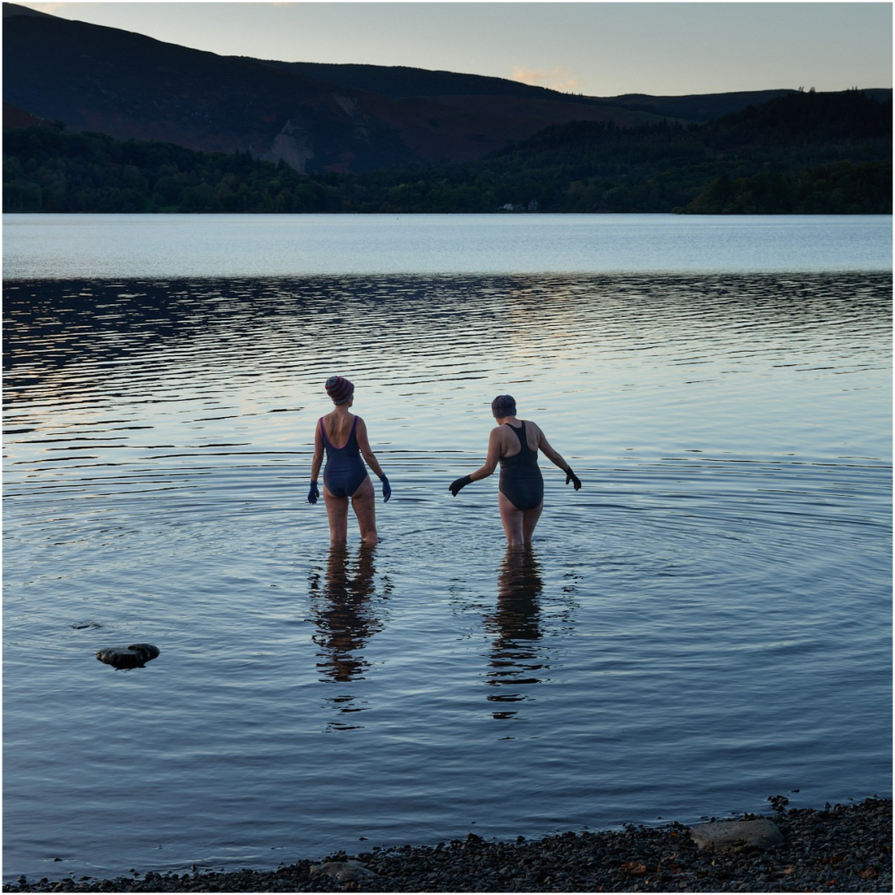 Wild swimmers Derwent Water